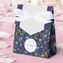 Pansies [purple] Special gift tent W/ label
