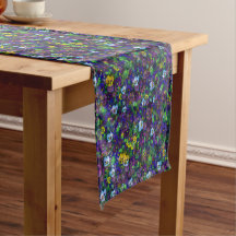 Pansies [purple] Table runners x3 sizes