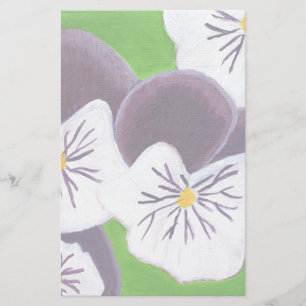Pansies Stationery