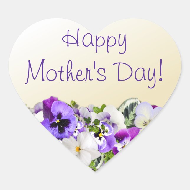 Pansies Stickers (Front)