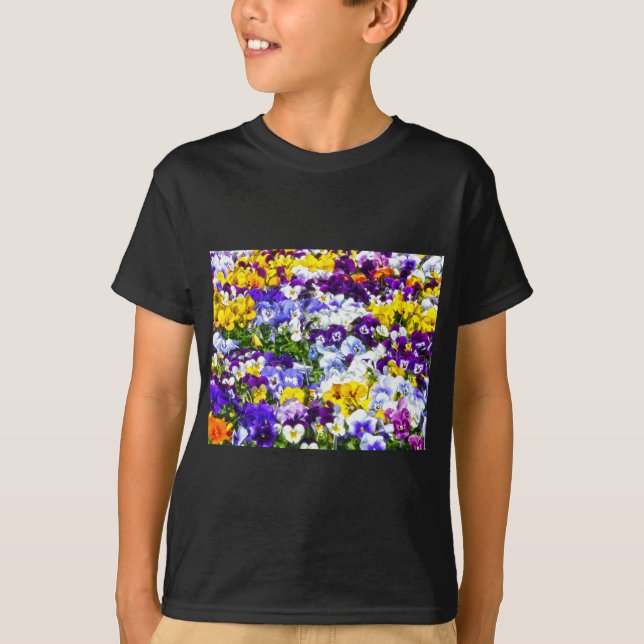 Pansies T-Shirt (Front)