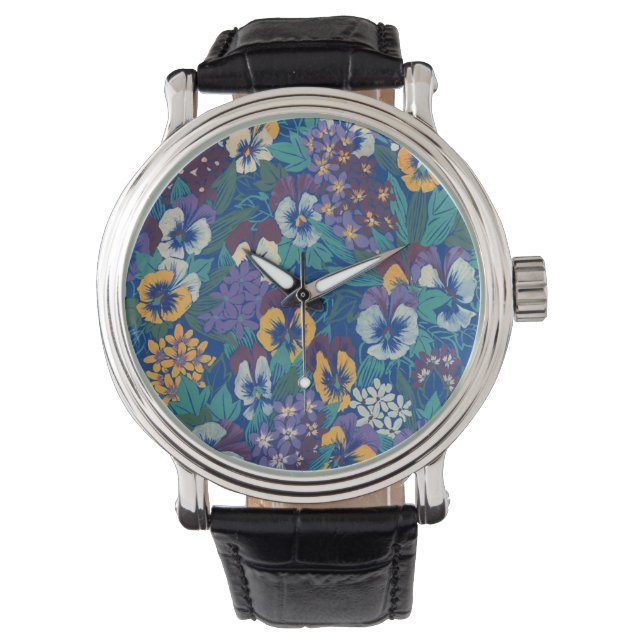 Pansies Watch (Front)