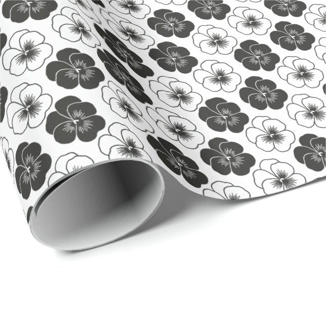 Pansies Wrapping Paper (Roll Corner)