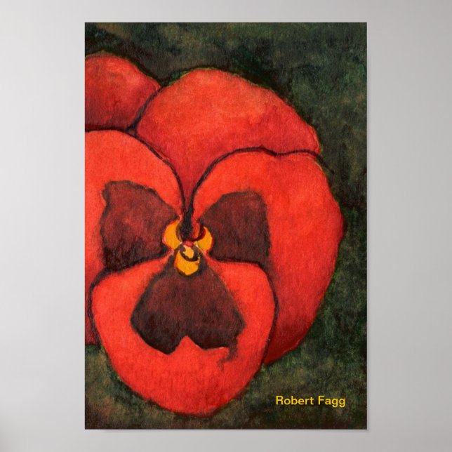 Pansy #3 Art Print (Front)