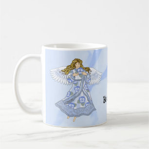Pansy angel  coffee mug