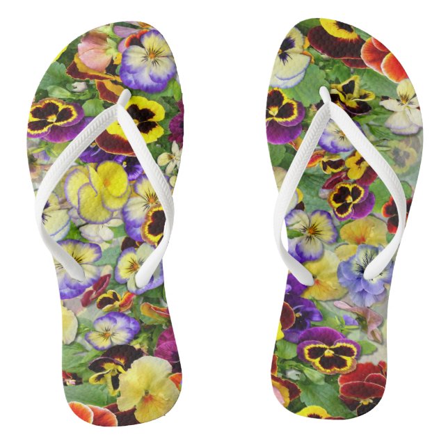 Pansy Cascade Thongs (Footbed)