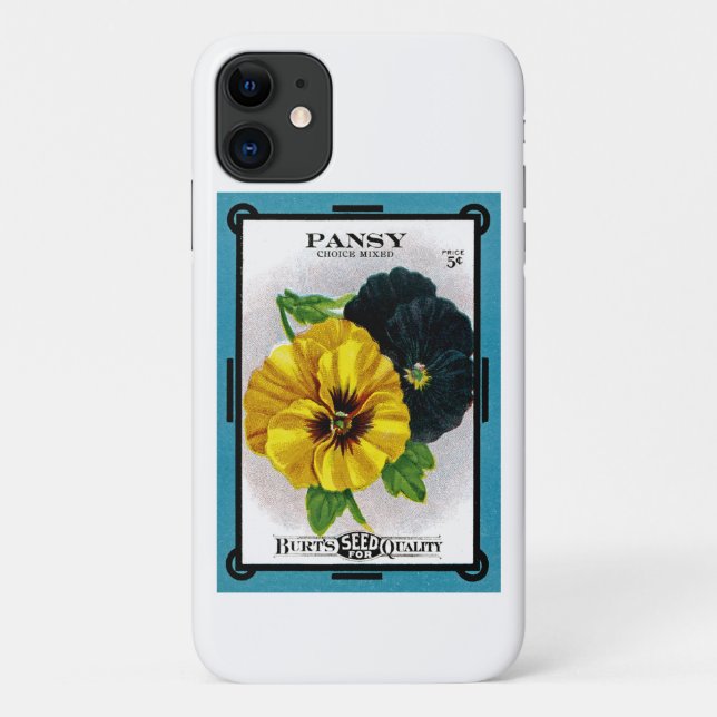 Pansy Case-Mate iPhone Case (Back)