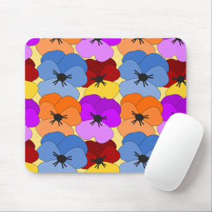 Pansy Collage  Mouse Pad