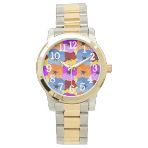 Pansy Collage Watch