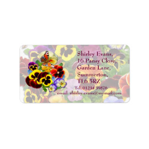 Pansy Display ~ Label