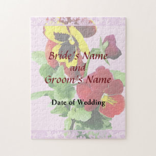 Pansy Family Wedding Products Jigsaw Puzzle