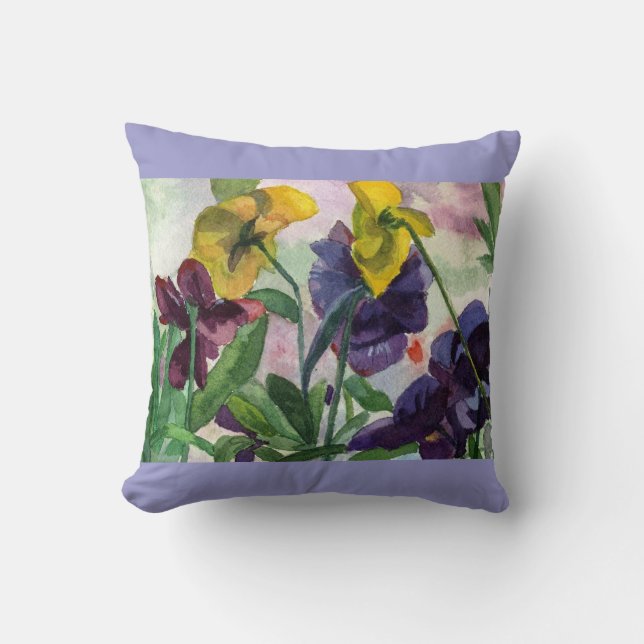Pansy Field Cushion (Front)