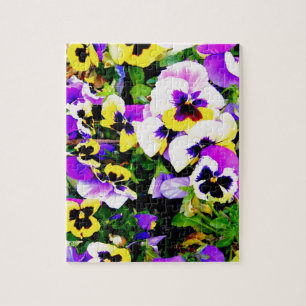 pansy flowers jigsaw puzzle