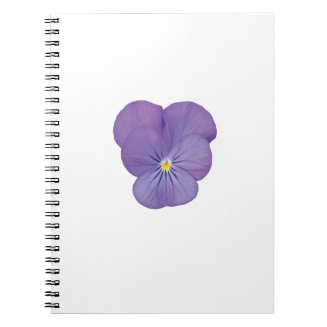 Pansy Focus Floral Notebook (Front)