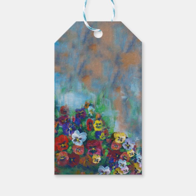 Pansy Gift Tag (Front)