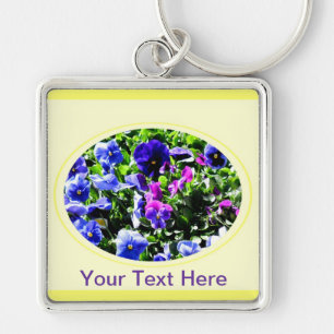 Pansy Key Ring