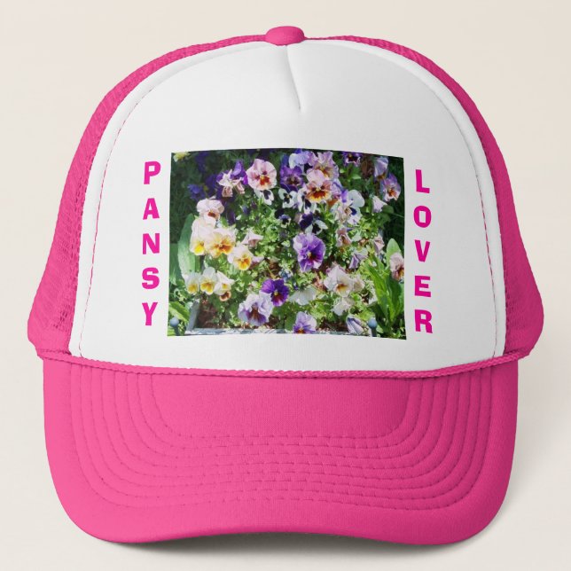 PANSY, LOVER TRUCKER HAT (Front)