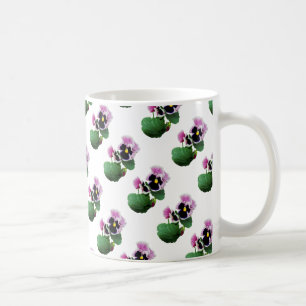 Pansy Mother and Child Coffee Mug