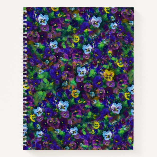 Pansy Notebook (Purple edition) (Front)