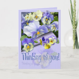 PANSY PASTEL ~ Thinking of you! ~ Card