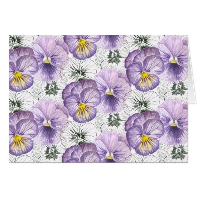 Pansy pattern (Front Horizontal)