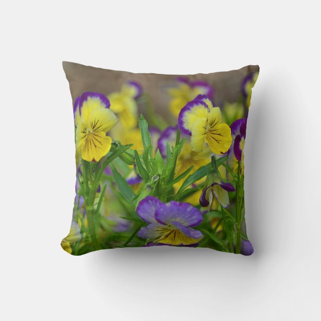 Pansy Pillow (Front)