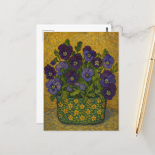 Pansy Postcard
