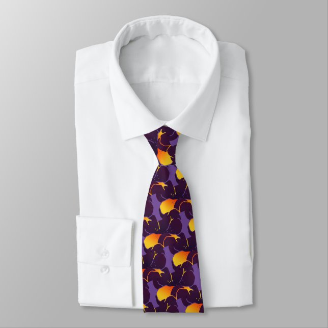 Pansy Power Tie (Tied)
