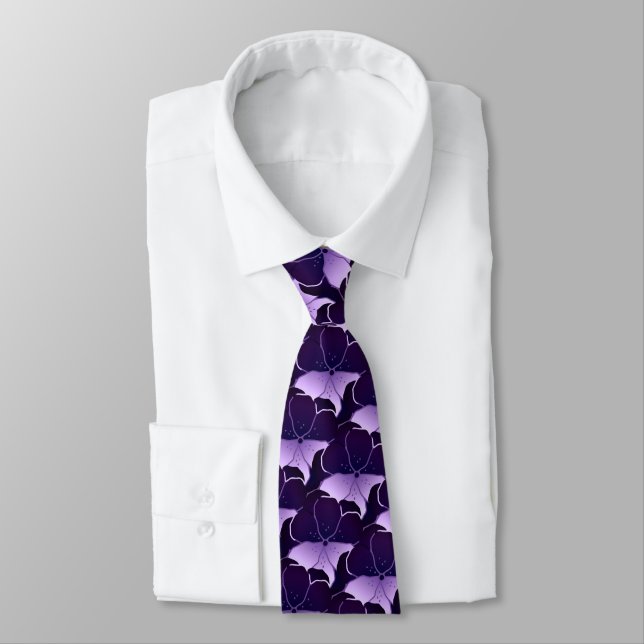 Pansy Power Tie (Tied)