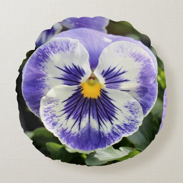 Pansy Round Cushion (Front)