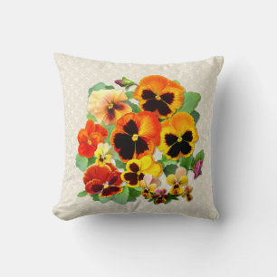 Pansy Sunset Cushion