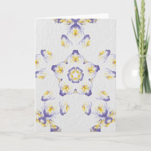 Pansy Watercolor Card