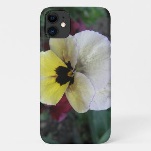 Pansy White and Yellow iPhone 3 Case