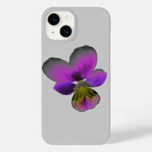 Pansy Wild Dark Purple Case-Mate iPhone 14 Case