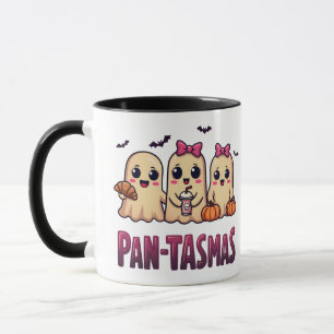 Pantasmas Funny Ghost Groovy Retro Halloween Mug