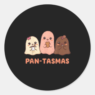 Pantasmas Ghost Funny Soky Conchas Mexican Hallowe Classic Round Sticker