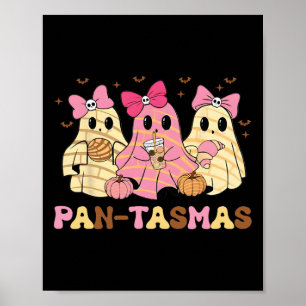 Pantasmas Ghost Funny Spooky Conchas Mexican Ghost Poster