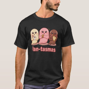 Pantasmas Ghost Funny Spooky Conchas Mexican Hallo T-Shirt
