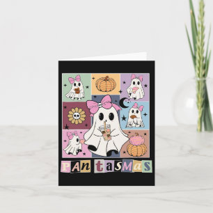 Pantasmas Mexican Halloween Ghost Spooky Conchas C Card