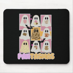 Pantasmas Pan Dulce Ghost Spanish Mexican Hallowee Mouse Pad