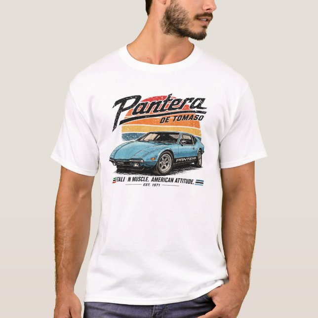 Pantera DeTomaso Classic T-Shirt (Front)