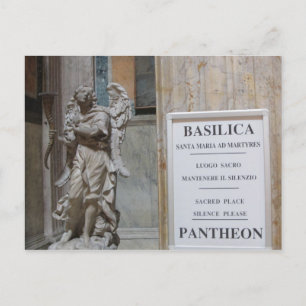 Pantheon Entrance Postcard