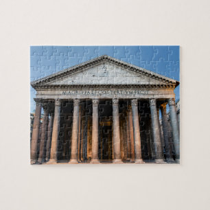 Pantheon holy temple at dawn - Rome, Italy Jigsaw Puzzle