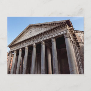 Pantheon holy temple in Rome - Italy, Europe Postcard