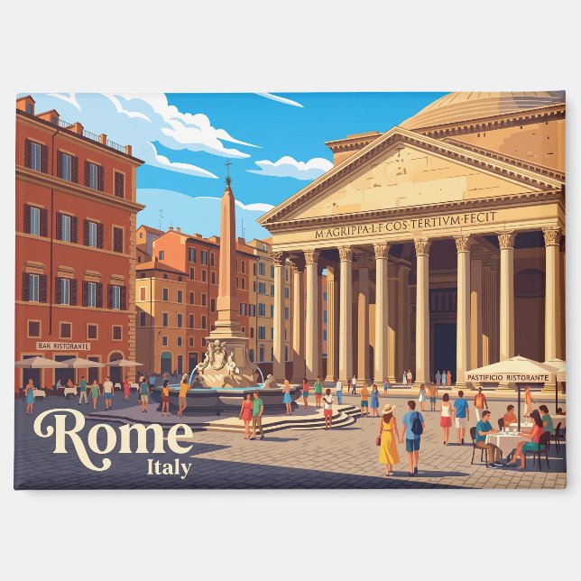 Pantheon Italy Magnet (Front)