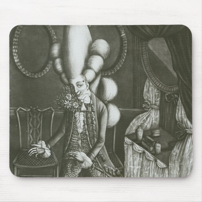 Pantheon Macaroni, 1773 Mouse Pad (Front)