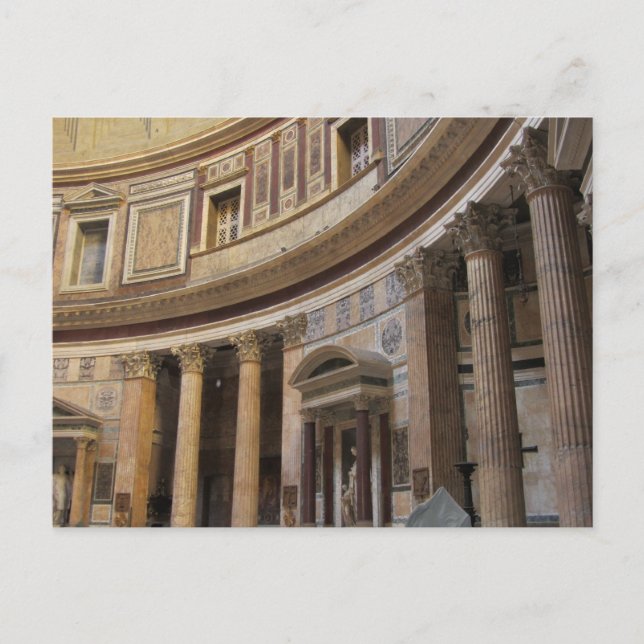 Pantheon, Rome, Italy Postcard (Front)