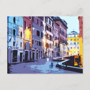 Pantheon Rome Italy Street View  Postcard