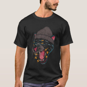 Panther American Traditional Old School Tattoo Ink T-Shirt