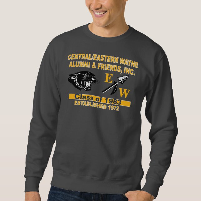 Panther and EW Dark Grey Sweatshirt (Front)